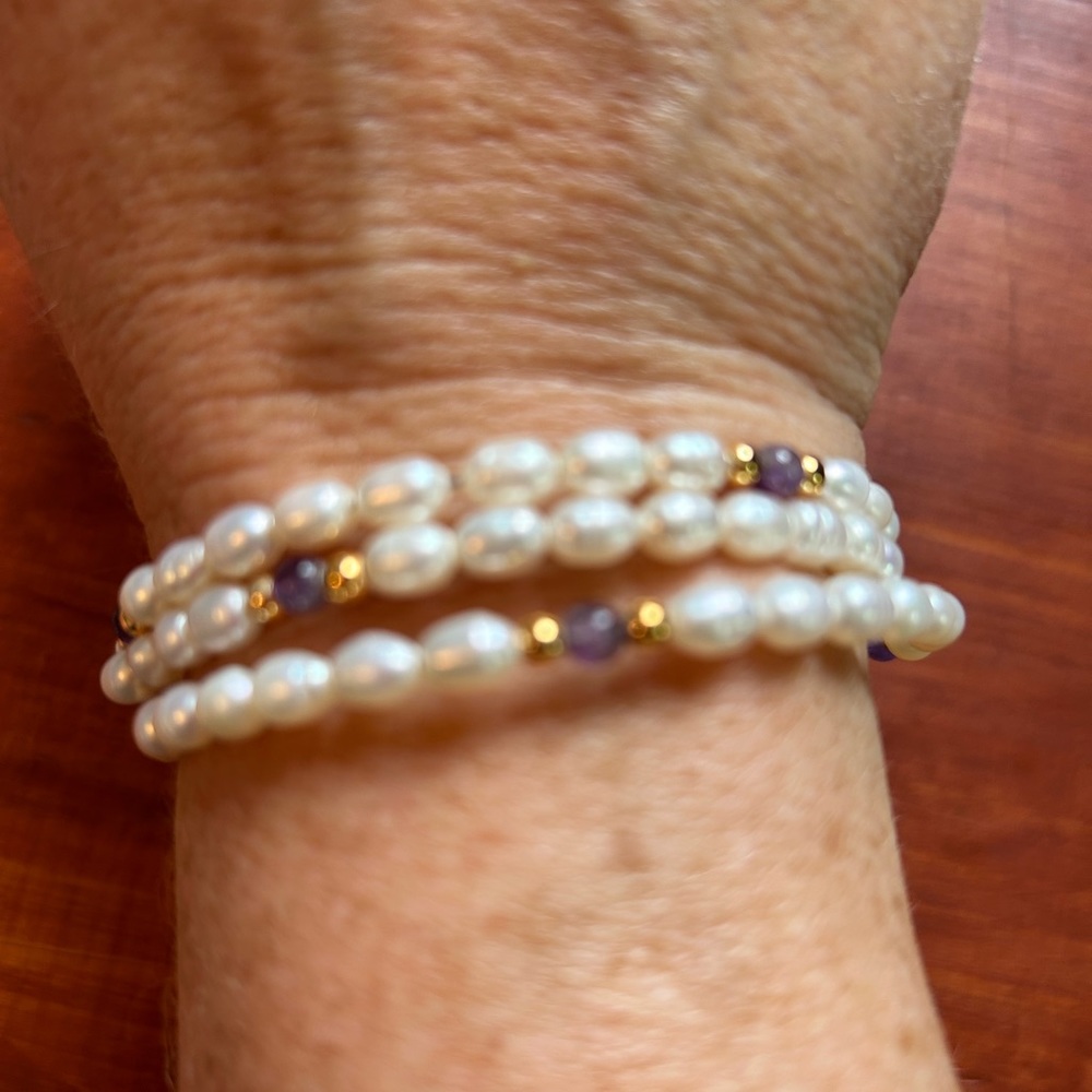 Freshwater pearl bracelets - Picture 5 of 6